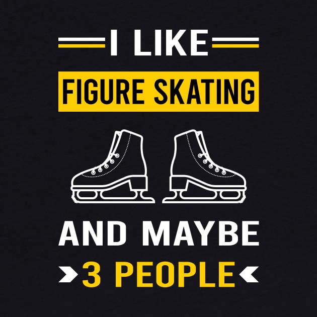 3 People Figure Skating Skate Skater by Good Day
